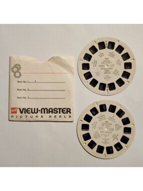 VINTAGE VIEW MASTER Reels x 2 CANADA Laurentian Mt. Area Victoria and Vicinity